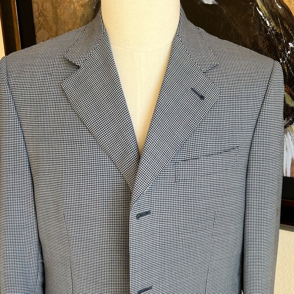 Canali Other - Canali Navy Check Blazer Size 50 Italian